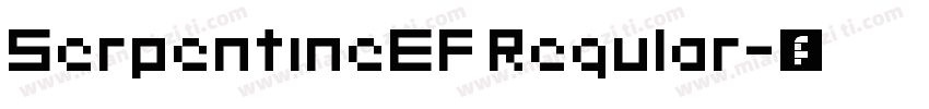 SerpentineEF Regular字体转换